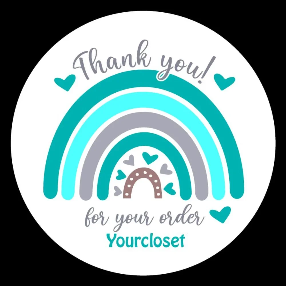 Thank♥️ 5x25 / 60 Thank You Stickers